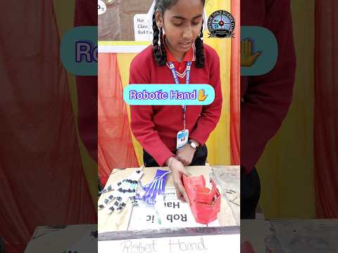 Helping Robotic Hand 🤖#science #experiment #model #robotics #physics #shorts