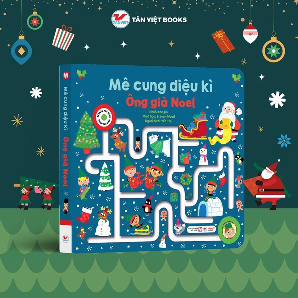 [🛒🇻🇳]Sách: Mê Cung Diệu Kì – Ông Già Noel (Cuốn số 3) – Tân Việt , SKU – 8935210311177 – tanvietbooks.vn 🇻🇳🛒Top1Shop🛒 🇻🇳Top1Vietnam🇻🇳 🛍🛒🇻🇳