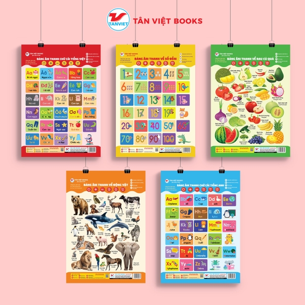 [🛒🇻🇳]Combo 5 Bảng Âm Thanh Vui Nhộn – Nhiều Chủ Đề – TANVIETBOOKS , SKU – PVN38378 – tanvietbooks.vn 🇻🇳🛒Top1Shop🛒 🇻🇳Top1Vietnam🇻🇳 🛍🛒🇻🇳