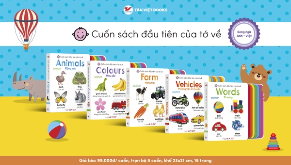 [🛒🇻🇳]Combo 5 cuốn: Cuốn sách đầu tiên của tớ về (Song ngữ Anh – Việt) – TANVIETBOOKS , SKU – PVN38414 – tanvietbooks.vn 🇻🇳🛒Top1Shop🛒 🇻🇳Top1Vietnam🇻🇳 🛍🛒🇻🇳