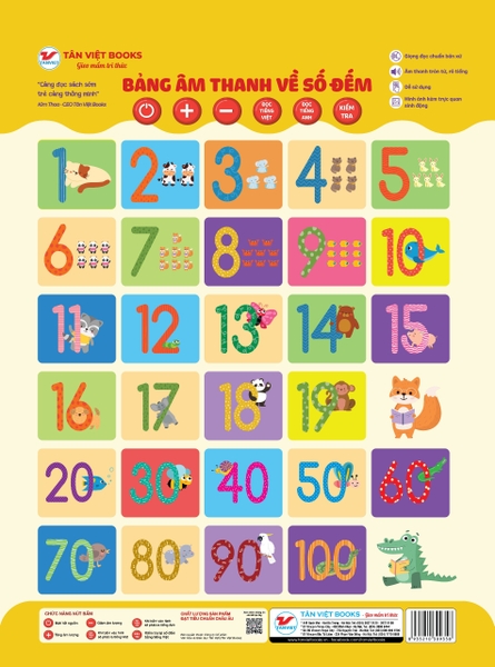 [🛒🇻🇳]Bảng Âm Thanh Về Số Đếm – TANVIETBOOKS , SKU – 8935210309358 – tanvietbooks.vn 🇻🇳🛒Top1Shop🛒 🇻🇳Top1Vietnam🇻🇳 🛍🛒🇻🇳