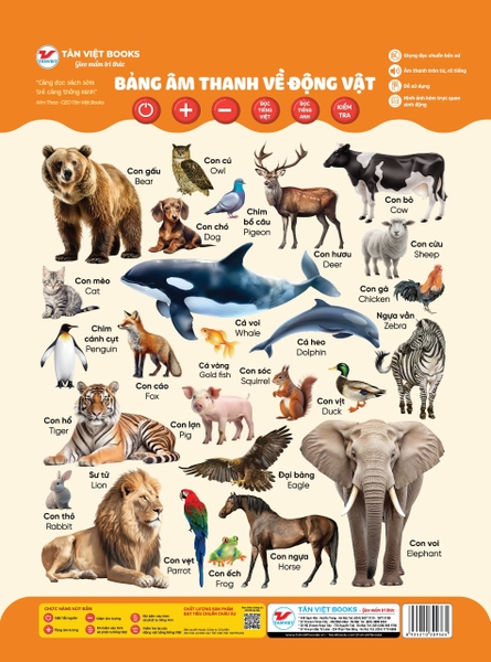 [🛒🇻🇳]Bảng Âm Thanh Về Động Vật – TANVIETBOOKS , SKU – 8935210309365 – tanvietbooks.vn 🇻🇳🛒Top1Shop🛒 🇻🇳Top1Vietnam🇻🇳 🛍🛒🇻🇳