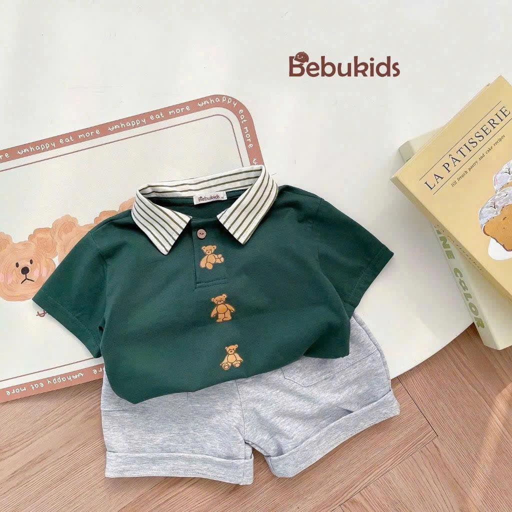 [🆕🇻🇳]  Homi Kids – Cửa hàng quần áo sơ sinh & trẻ em 🧑‍🧒❤️️👶⭐️ 𝗕𝗼̣̂ 𝗽𝗼𝗹𝗼 𝗻𝗮̆𝗻𝗴 𝗱𝗼̣̂𝗻𝗴 𝗰𝗵𝗼 𝗯𝗲́ 𝘁𝗿𝗮𝗶- SALE 
Còn màu xanh  Size 120 (18-24kg ) số lượng : 4 set
————————————
 Chất liệu áo cotton hai chiều mix quần cotton d , shares-0✔️ , likes-0❤️️ , date-2025-07-16 17:17:18🇻🇳🇻🇳🇻🇳📰🆕