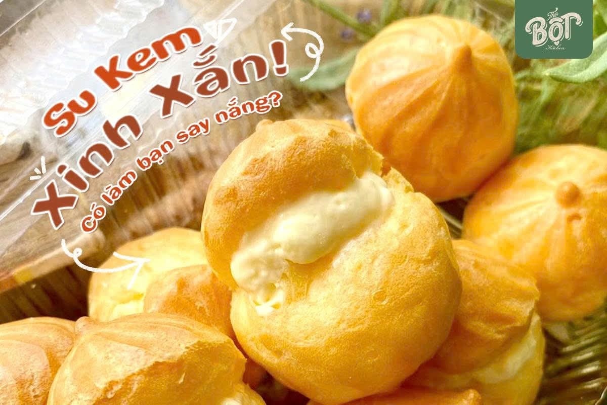 [🆕🇻🇳] Tiệm bánh The Bột’s Kitchen – Chuyên cung cấp bánh ngọt cao cấp và chất lượng theo yêu cầu 🍔 Top1Food  🍜 Khi mùa hè đến gần, ai lại không thích một món ăn nhẹ vừa ngon vừa mát lành để xua tan cái nóng? Và su kem xinh xắn nhà Bột chính là lựa chọn hoàn hảo cho  , shares-1✔️ , likes-7❤️️ , date-2025-10-17 15:01:00🇻🇳🇻🇳🇻🇳📰🆕