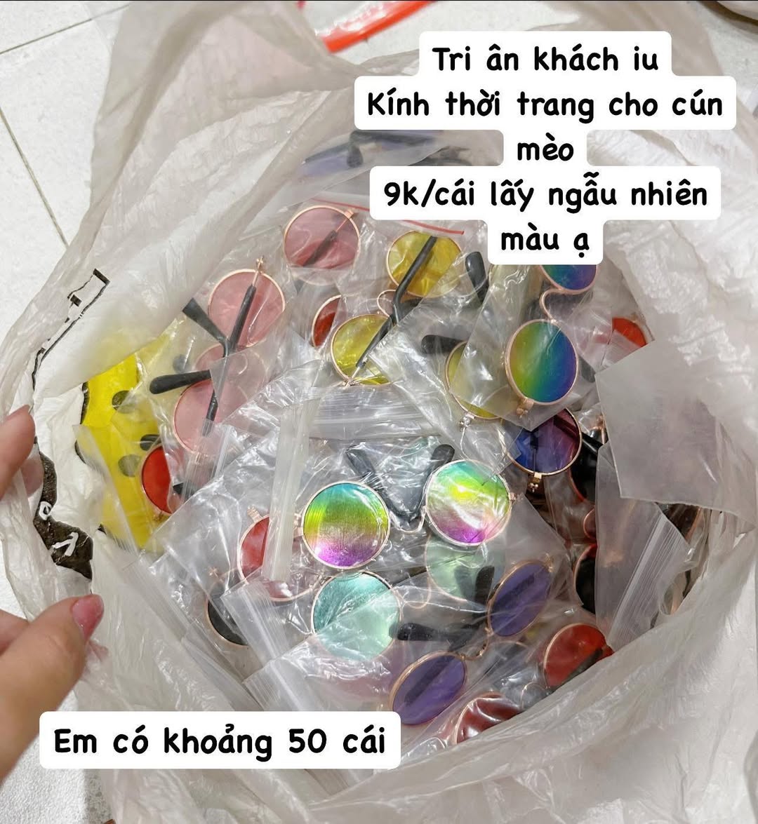 [🆕🇻🇳] Mon Pet Shop 🐶🦜 Top1Pets 🐱🐠 Omg tưởng kính này hết lâu rồii cho tới khi lục dc 1 túi ở tít dưới đáy thùng ạ huhuuuu

Tri ân lun nha các bác ơii, random ngẫu nhiên ạ, màu gì cũng có đủ , shares-0✔️ , likes-1❤️️ , date-2025-09-29 03:36:07🐶🐱🇻🇳🇻🇳🇻🇳📰🆕