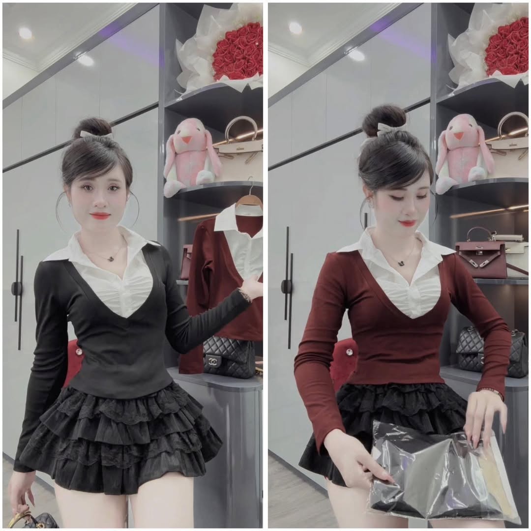 [🆕🇻🇳] TRÀ MI Boutique  👕 Top1Fashion 👗  Áo xinh diện tết shop sẵn 2 màu 
 , shares-0✔️ , likes-0❤️️ , date-2025-11-04 21:17:58🇻🇳🇻🇳🇻🇳📰🆕