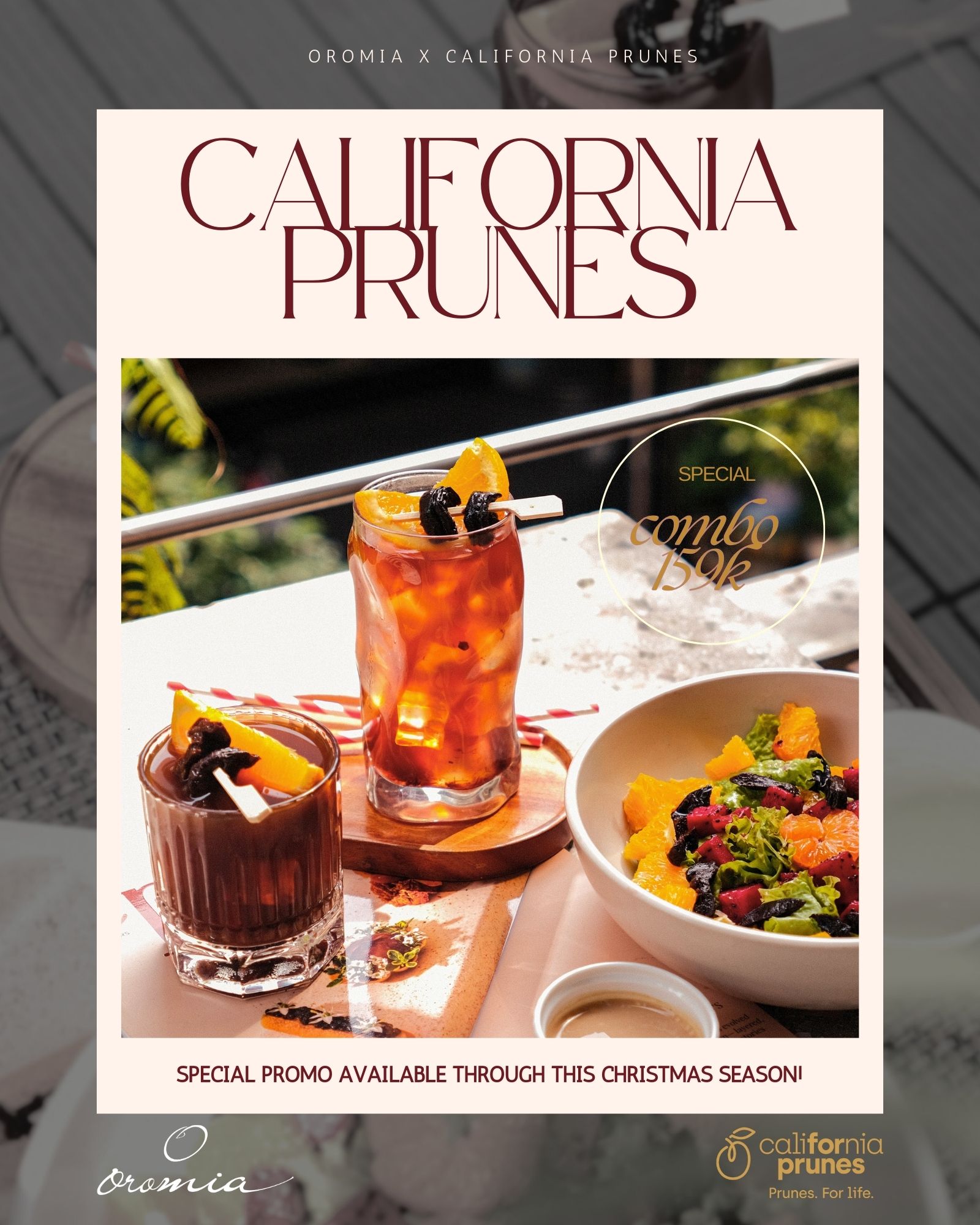 [☕️🇻🇳] Oromia Coffee – Lounge🥤 Top1Coffee ☕️ “Mùa lễ này, Oromia bắt tay cùng California Prunes mang đến 04 hương vị mới – nhẹ, lành và đầy cảm hứng.. 
 4 món mới ra mắt
 Ca , shares-11✔️ , likes-226❤️️ , date-2025-11-29 23:19:23🇻🇳🇻🇳🇻🇳📰🆕