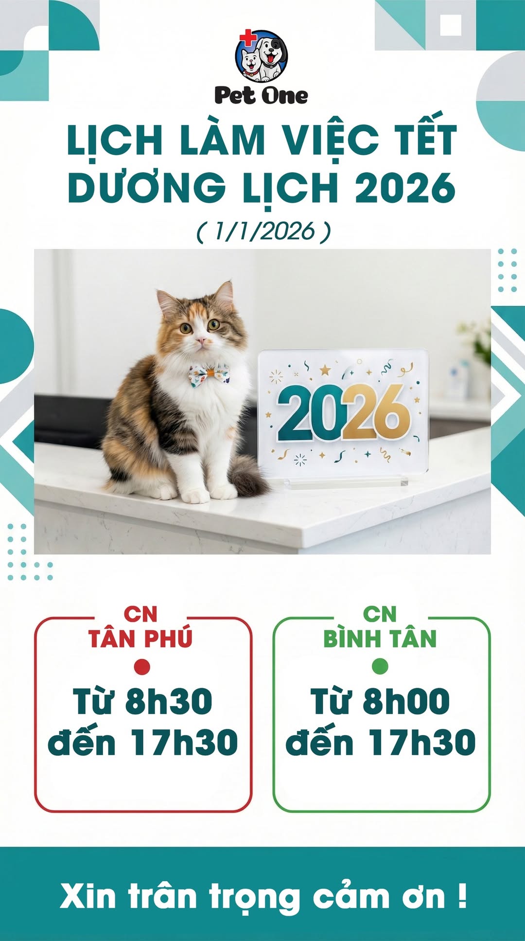 [🆕🇻🇳] Loppy Pet’s Home 🐶🦜 Top1Pets 🐱🐠 Cả 2 cơ sở của Loppy đều hoạt động bình thường cả Tết dương và Tết âm nha. Các bạn cần gửi hotel, spa hay sắm đồ cho bé thì đừng quên ghé Loppy  
Cảm ơn sự , shares-1✔️ , likes-19❤️️ , date-2026-01-01 02:41:11🐶🐱🇻🇳🇻🇳🇻🇳📰🆕