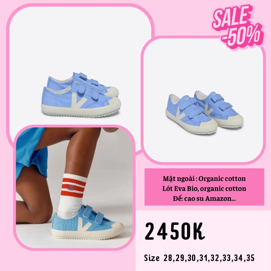 [🆕🇻🇳] Tomo Family – Chuyên quần áo em bé Hà Lan – Nơi cung cấp những sản phẩm quần áo và đồ dùng em bé đến từ Mỹ và châu Âu 🧑‍🧒❤️️👶⭐️ #Order – Giày Veja SA.LE UP 50% – Bé gái
Chờ mãi Veja mới SA.LE ạ. Nếu cô thích giày sneaker style đơn giản, thanh lịch mang đậm phong cách Pháp thì mời cô , shares-0✔️ , likes-5❤️️ , date-2026-01-04 03:41:43🇻🇳🇻🇳🇻🇳📰🆕