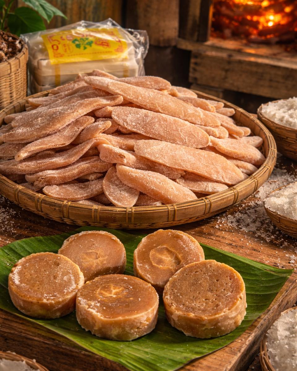 [🆕🇻🇳] LÒ MỨT DỪA – Mứt dừa non 🍔 Top1Food  🍜 Mứt dừa non miếng đường thốt nốt. 
130k-500gr. 
 Cực kì ít ngọt. Và thơm mùi đường thốt nốt. Béo của dừa. Món ngon ngày tết đây ạ
 , shares-0✔️ , likes-6❤️️ , date-2026-01-05 22:08:06🇻🇳🇻🇳🇻🇳📰🆕