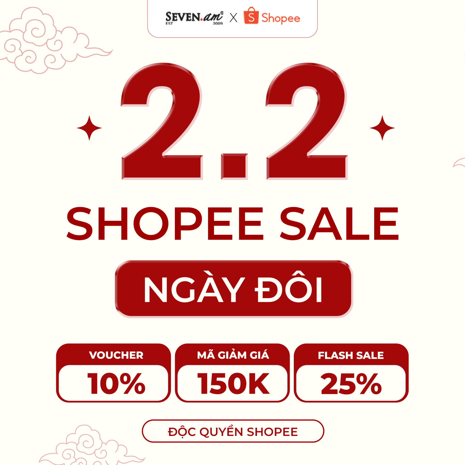 [🆕🇻🇳] Seven.AM – 7 DAYS FASHIONABLE – Thiết kế – Thời trang  [🆕Top1Vietnam🇻🇳] 👕 Top1Fashion 👗  2.2 SHOPEE SALE KHỦNG TOÀN SÀN 
→ Gian hàng shopee mall: 
  Hơn 300 sản phẩm giảm giá siêu hời
  Voucher ngành hàng giảm giá lên đến 500K
  Miễn phí vận ch , shares-0✔️ , likes-5❤️️ , date-2026-02-01 18:52:34🇻🇳🇻🇳🇻🇳📰🆕