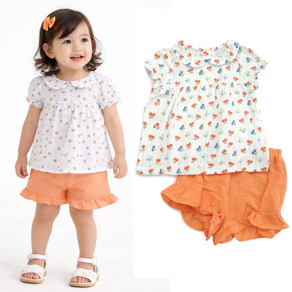 [🛒🇻🇳][10kg-23kg] Đồ bộ babydoll phong cách tiểu thư vải cotton mỏng mát hàng XK màu trắng hoa cam – Thời trang trẻ em Bé Sành Điệu , SKU – BN261-4 – besanhdieu.com 🇻🇳🛒Top1Shop🛒 🇻🇳Top1Vietnam🇻🇳 🛍🛒🇻🇳