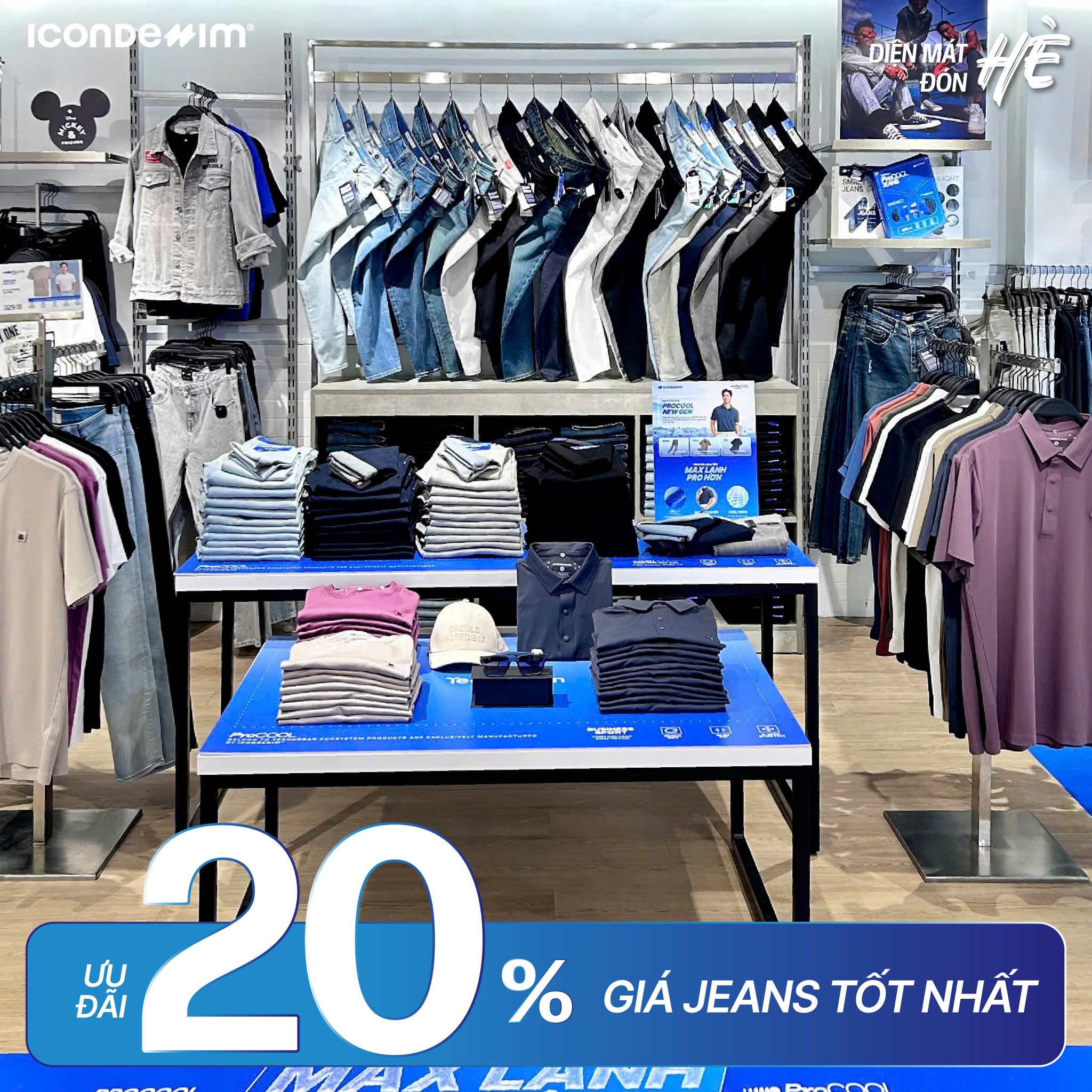 [🆕🇻🇳] ICON DENIM – Tạo ra trải nghiệm thoải mái kết hợp với tính thời trang từ Casual wear, Office wear đến Denim wear cho mọi nam giới [🆕Top1Vietnam🇻🇳] 👕 Top1Fashion 👗  GHÉ NGAY CỬA HÀNG – SĂN ƯU ĐÃI 20% DIỆN MÁT ĐÓN HÈ
 Sắm ngay loạt item “siêu mát” cho mùa nóng tại: 

Từ ProCOOL mát lạnh, Smart Jeans co giãn đến áo khoác , shares-1✔️ , likes-2❤️️ , date-2026-04-06 23:34:16🇻🇳🇻🇳🇻🇳📰🆕