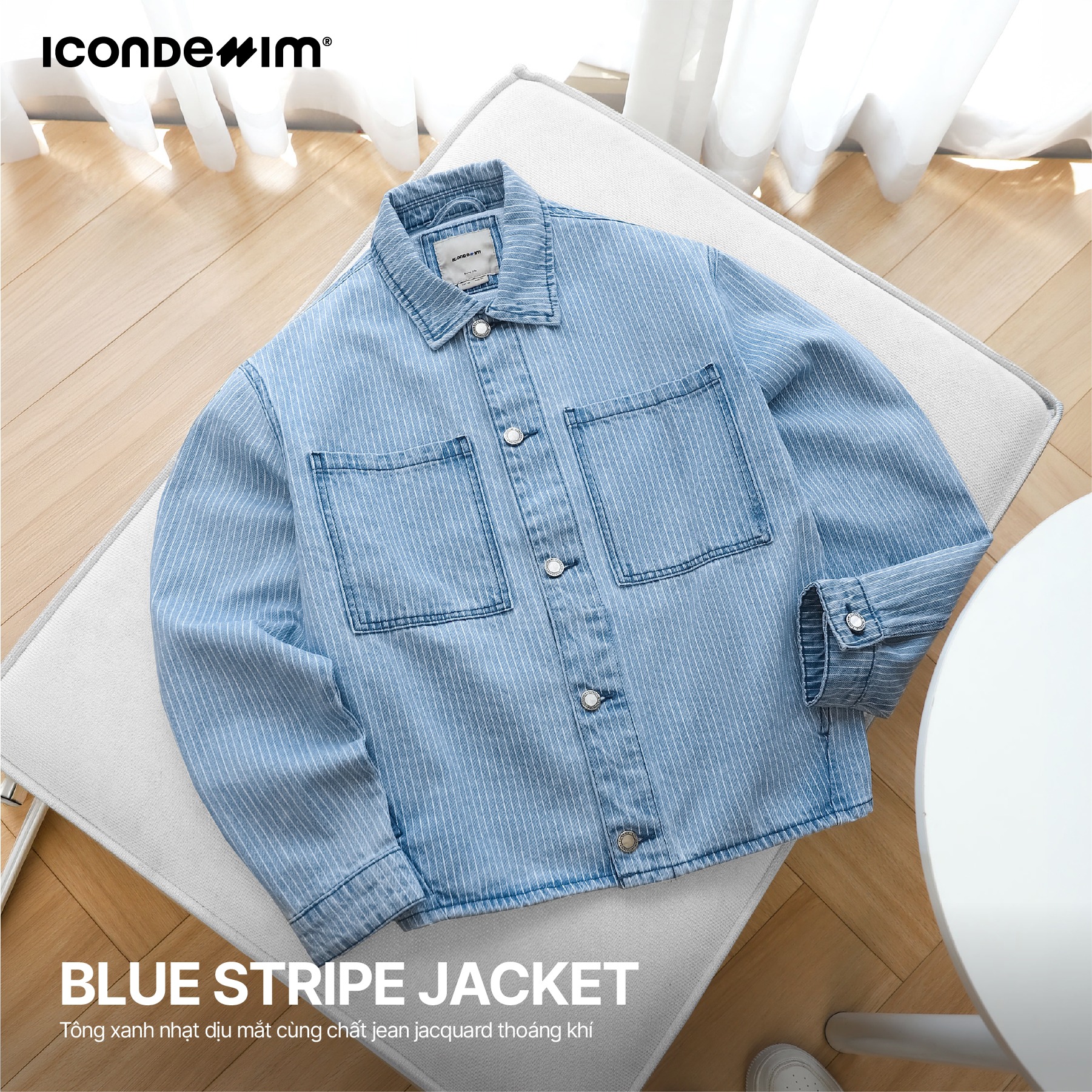 [🆕🇻🇳] ICON DENIM – Tạo ra trải nghiệm thoải mái kết hợp với tính thời trang từ Casual wear, Office wear đến Denim wear cho mọi nam giới [🆕Top1Vietnam🇻🇳] 👕 Top1Fashion 👗  TỰ TIN XUỐNG PHỐ CÙNG KHOÁC JEANS SKYFOLD
Khoác lên mình vibe hiện đại, chiếc áo khoác jeans Skyfold màu xanh nhạt là item lý tưởng để bạn khẳng định phong , shares-1✔️ , likes-5❤️️ , date-2026-04-08 03:00:47🇻🇳🇻🇳🇻🇳📰🆕
