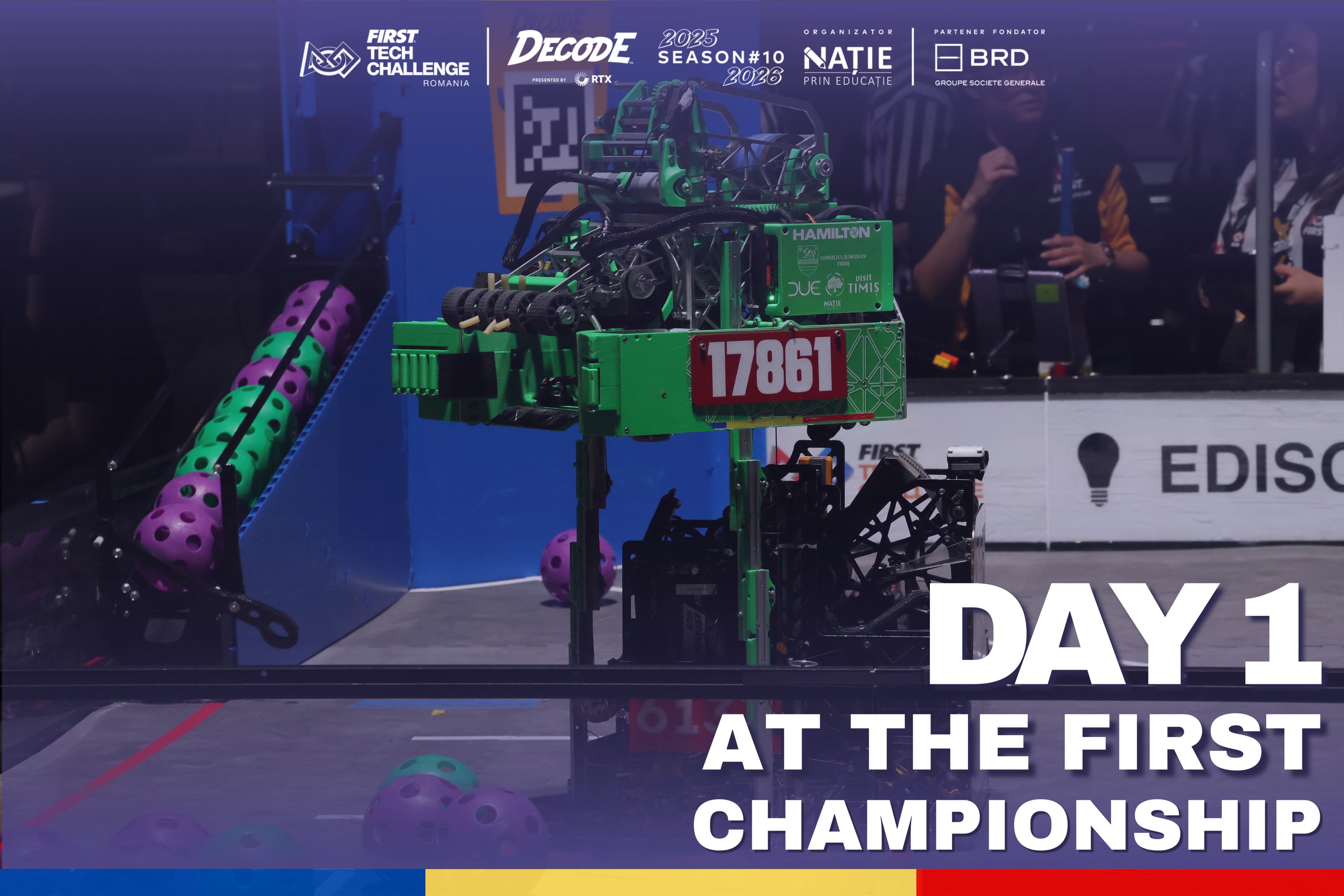 Ziua 1 la Campionatul Mondial FIRST Tech Challenge 2026 

Astăzi a început oficial competiția pe care am așteptat-o cu nerăbdare încă de la începutul sezon , shares-0✔️ , likes-0❤️️ , date-2026-05-03 02:04:41[🤖]