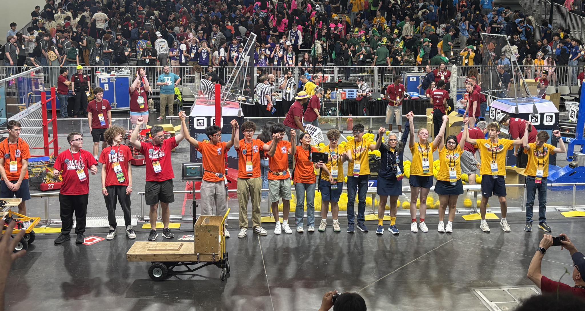 #FinalistAlliance on #Archimedes at #REBUILT #FIRSTChamps with Team 1114: Simbotics Robostangs 548 and FRC Team 4096, “Ctrl-Z” 
#RUSHProud #WeAreTeamRUSH
 , shares-0✔️ , likes-0❤️️ , date-2026-05-03 07:29:24[🤖]