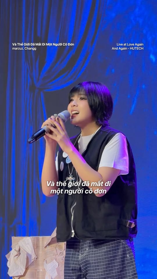 [🆕🇻🇳] Changg – Ca sĩ [🆕Top1Vietnam🇻🇳] 🎬❤️️⭐️ Hôm nay hong “Hiểu Lầm” nữaaaa, iu lại từ đầu cùng Changg nhá 

Ngày hôm qua thật sự rất vui đó các bạn sinh viên HUTECH ơiiii

#Changg #VaTheGioiDaMatDiMo…
