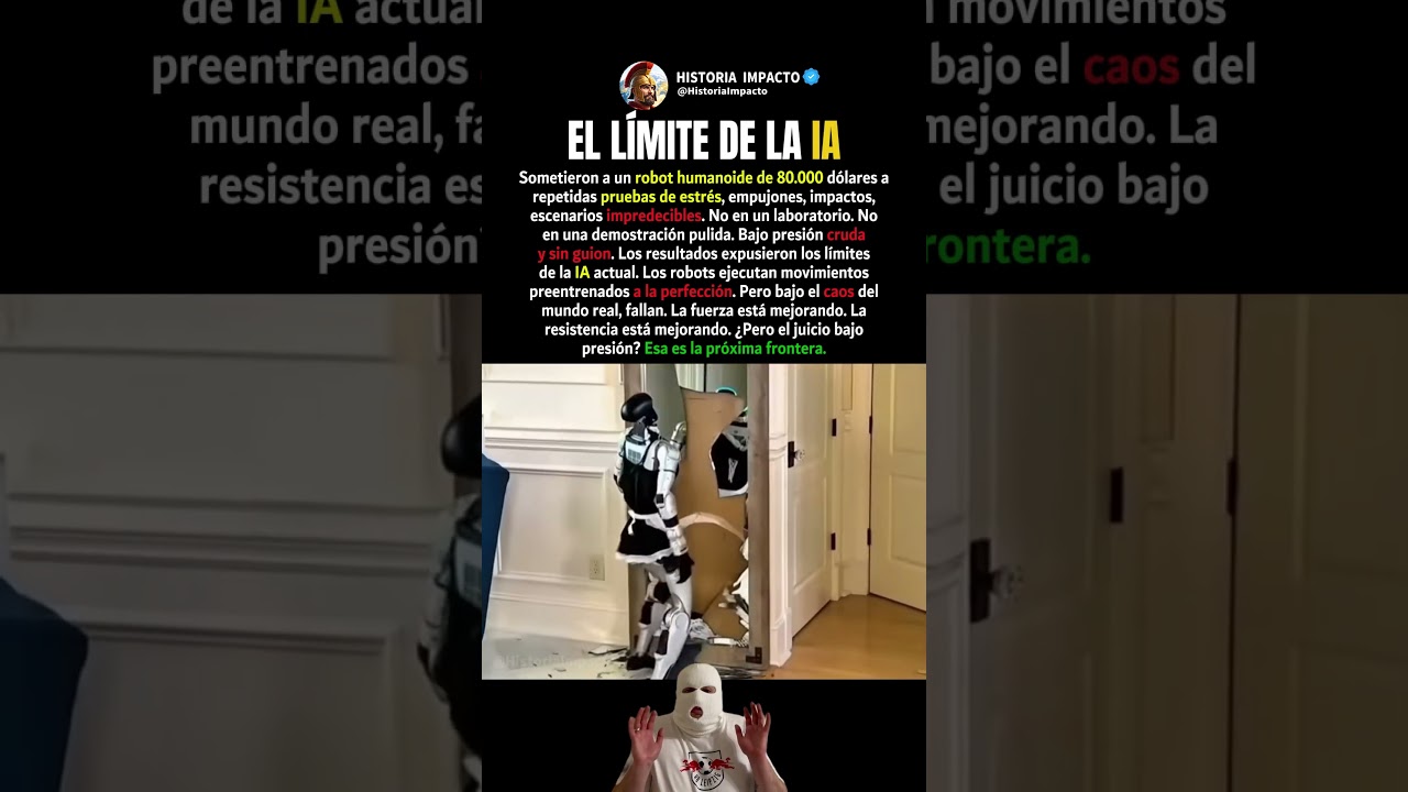 Qué pasa cuando sometes a una prueba de estrés a un robot humanoide de 80.000 dólares #shorts [🤖]