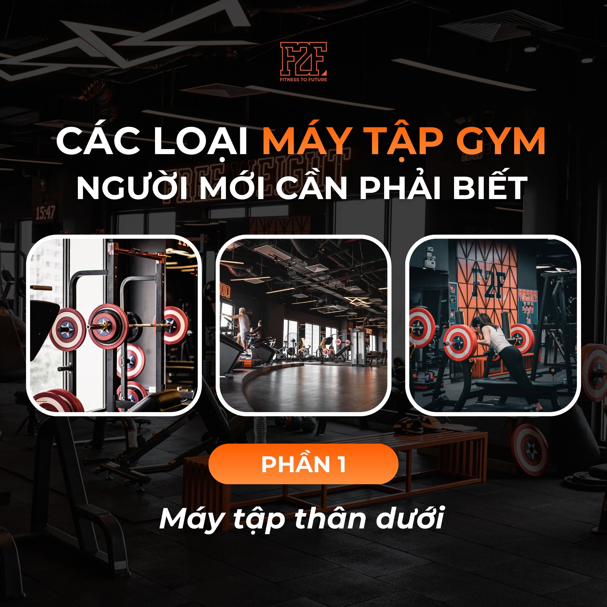 [🆕🇻🇳] F2F Fitness and Yoga – Không gian tập luyện đẳng cấp cùng đội ngũ PT chuyên nghiệp 🧘 Top1Yoga 🤸🏻‍♀️  MỚI ĐI GYM THÌ TẬP MÁY GÌ? LƯU NGAY LIST MÁY THÂN DƯỚI NÀY! 

Bước vào phòng gym mà nhìn dàn máy móc như “ma trận” thì cũng đừng lo nhé các newbie. Muốn c