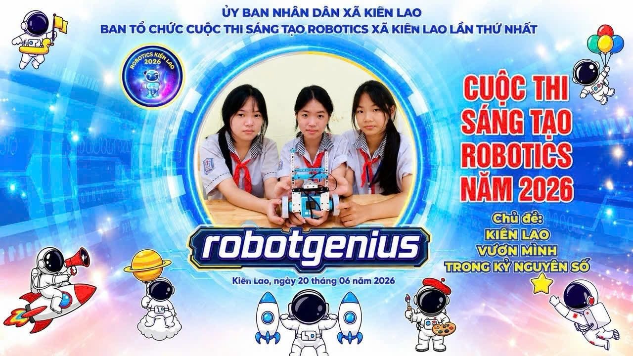 [🆕🇻🇳] Top1Vietnam ♥️️  ĐỘI ROBOTGENIUS 

 RobotGenius là đội thi gồm ba thành viên đầy nhiệt huyết và đam mê công nghệ:

 Lương Thị Bảo Châu – Lập trình viên
 Trần Thị Thanh Huy