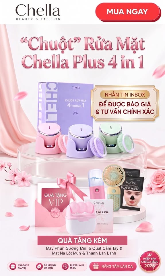 [🆕🇻🇳] Chella Việt Nam – Sức khỏe – Sắc đẹp [🆕Top1Vietnam🇻🇳]  💅💇 Top1Makeup 💕👄   MUỐN LƯỜI MÀ DA VẪN ĐẸP TRỘM VÍA – RƯỚC NGAY CHELLA PLUS!

 Mùa hè nắng nóng, bôi chồng nhiều lớp kem chống nắng bết dính mà chỉ rửa mặt qua loa bằng tay
