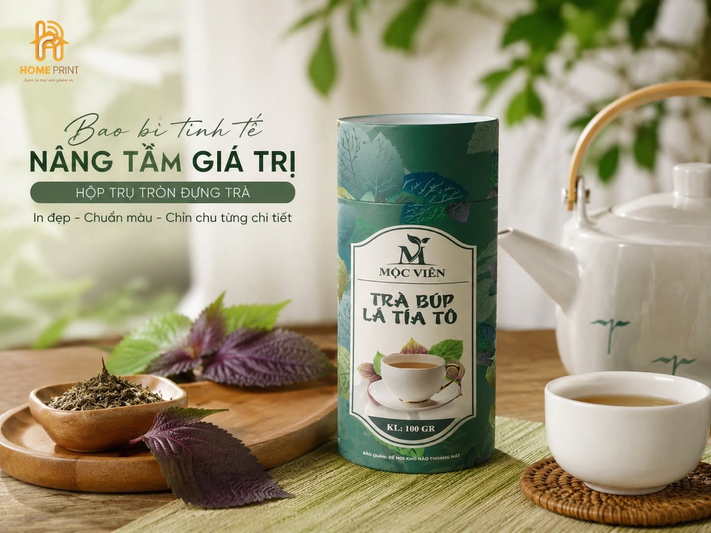 [🆕🇻🇳] Home Print In, thiết kế hàng đầu Việt Nam 🎨 Top1Designs ✨   Một bao bì đẹp giúp sản phẩm trà được nhớ lâu hơn sau lần đầu trải nghiệm.

Hộp trụ tròn không chỉ bảo vệ sản phẩm mà còn góp phần tạo nên hình ảnh chỉn c