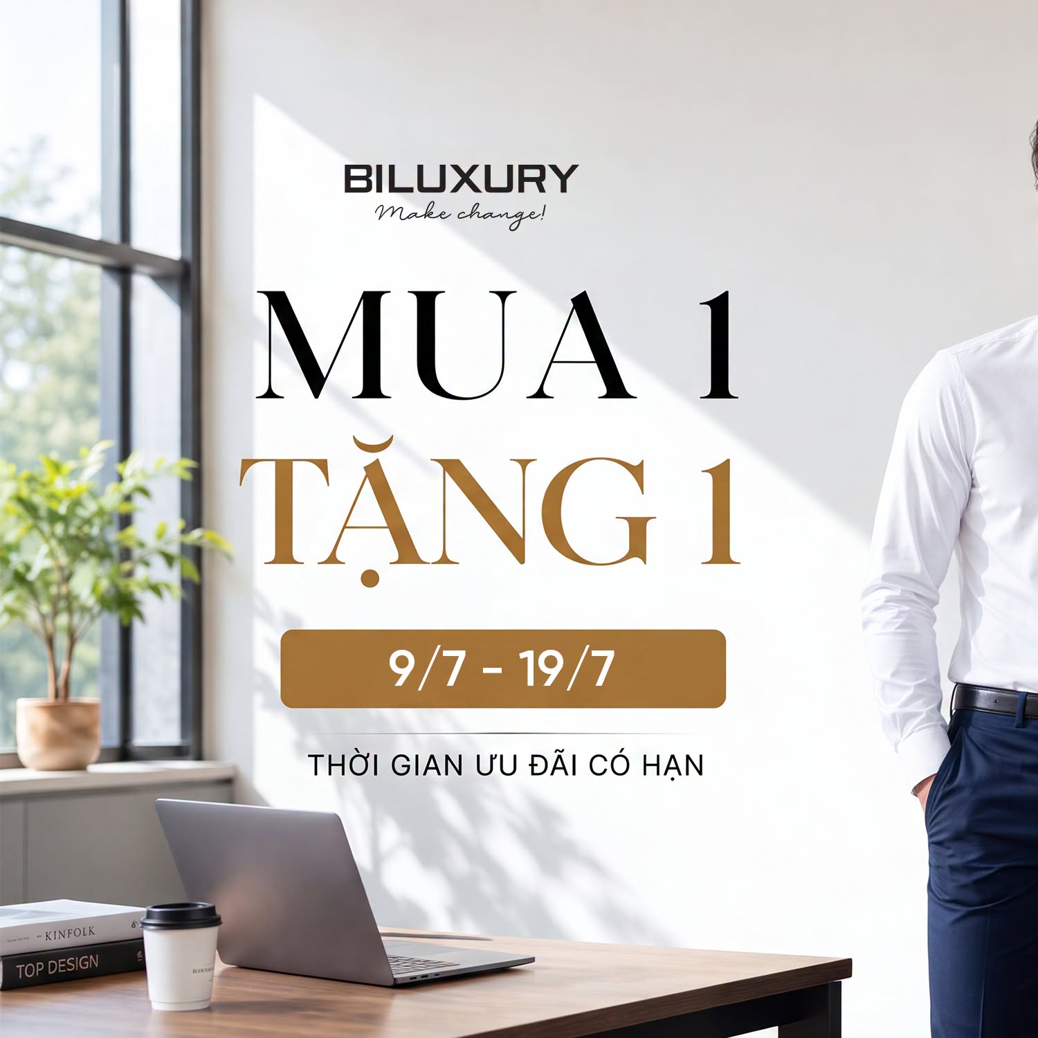 [🆕🇻🇳] Biluxury – Thay đổi để thành công – Cửa hàng quần áo nam  👕 Top1Fashion 👗   BILUXURY 12 TUỔI TUNG DEAL MUA 1 TẶNG 1! 
Duy nhất từ 09/07 – 19/07/2026
Đãi ngộ sinh nhật CHƯA TỪNG CÓ TRONG TIỀN LỆ!!!
– Mua 1 Tặng 1 trên diện rộng: Pol
