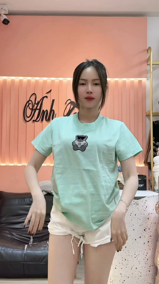 [🆕🇻🇳] Ánh Tuyết Store – Quần Áo Thời Trang Nữ Giá Rẻ  👕 Top1Fashion 👗   Áo thun from vừa thêu gấu , phía sau in số 03