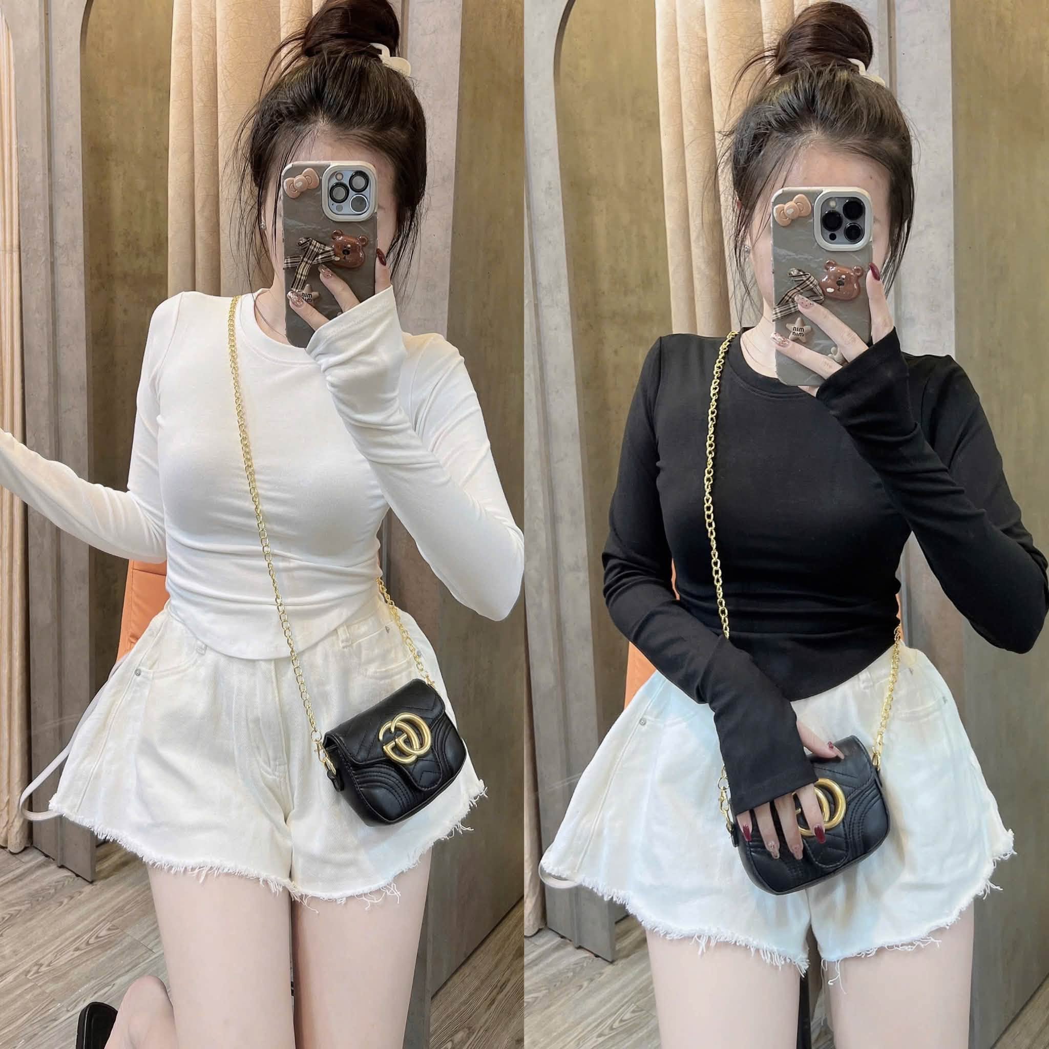 [🆕🇻🇳] Ánh Tuyết Store – Quần Áo Thời Trang Nữ Giá Rẻ  👕 Top1Fashion 👗   Áo thun tay dài vạt bầu #125k