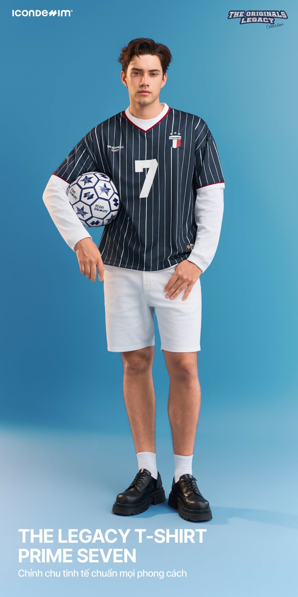 [🆕🇻🇳] ICON DENIM – Tạo ra trải nghiệm thoải mái kết hợp với tính thời trang từ Casual wear, Office wear đến Denim wear cho mọi nam giới  👕 Top1Fashion 👗    Prime Seven từ THE ORIGINALS LEGACY COLLECTION mang tinh thần thể thao hiện đại, dễ dàng phối cùng nhiều outfit và sẵn sàng đồng hành cùng bạn trong mọi n