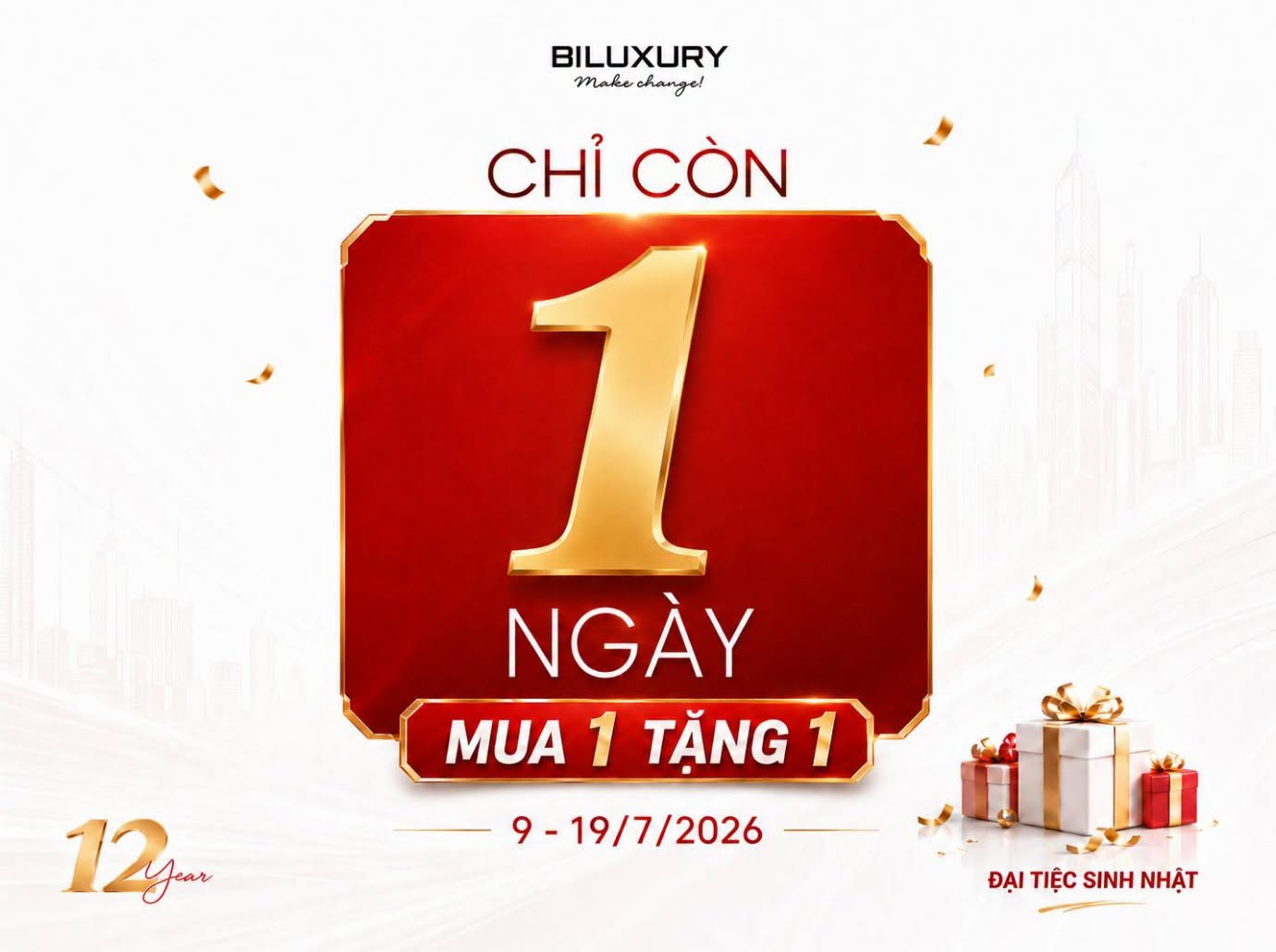 [🆕🇻🇳] Biluxury – Thay đổi để thành công – Cửa hàng quần áo nam  👕 Top1Fashion 👗    ĐẾM NGƯỢC 24 GIỜ | ƯU ĐÃI ĐẶC QUYỀN MUA 1 TẶNG 1

Đếm ngược 24h trước sự kiện tri ân lớn nhất năm. Kỷ niệm 12 năm tự hào, Biluxury dành tặng phái mạnh đặc