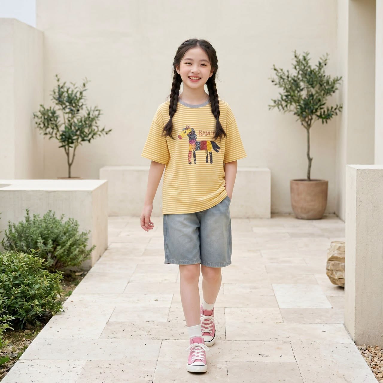[🆕🇻🇳] Beeshop – ĐỒ ĐẸP CHO BÉ, GIÁ RẺ CHO MẸ [🆕Top1Vietnam🇻🇳]  🧑‍🧒👶  Chiếc áo nhỏ – Điểm nhấn lớn cho outfit của bé! 

Áo cotton kẻ ngang in hình với thiết kế trẻ trung, họa tiết đáng yêu và chất vải mềm mịn, giúp bé luôn c