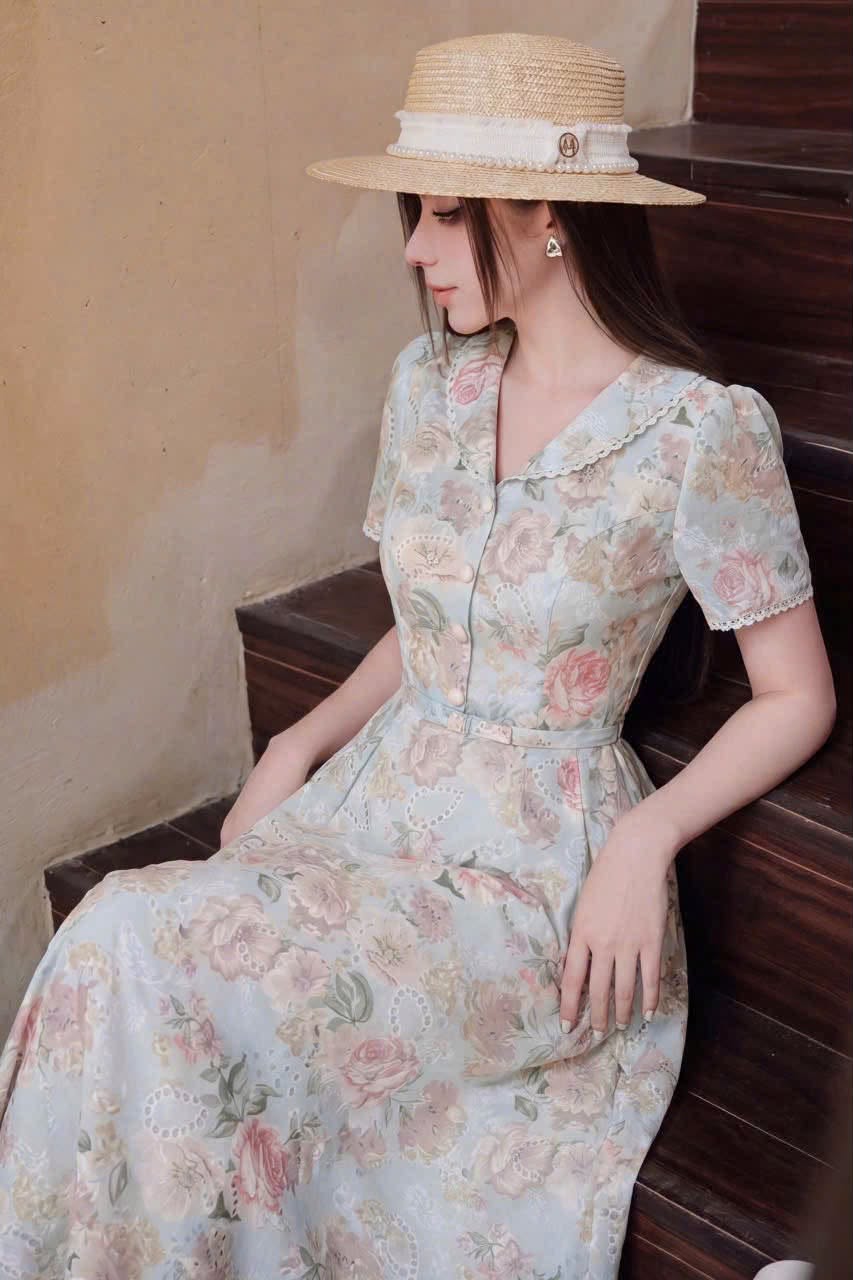 [🆕🇻🇳] Nguyễn Liên Chuyên Đầm Công Sở – Quần Áo Mua Lẻ Rẻ Bằng giá Bán Buôn  👕 Top1Fashion 👗   Đầm ren boy thêu em chưng cửa hàng Dư ra tầm 15 cái