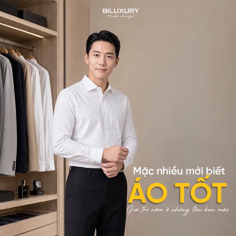 [🆕🇻🇳] Biluxury – Thay đổi để thành công – Cửa hàng quần áo nam  👕 Top1Fashion 👗   SƠ MI TRẮNG THIẾT KẾ HỌA TIẾT – ĐIỂM CHẠM CỦA SỰ TINH TẾ

 Sức hút của người đàn ông đôi khi bắt đầu từ một chiếc sơ mi trắng được lựa chọn kỹ lưỡng.

Vẫn