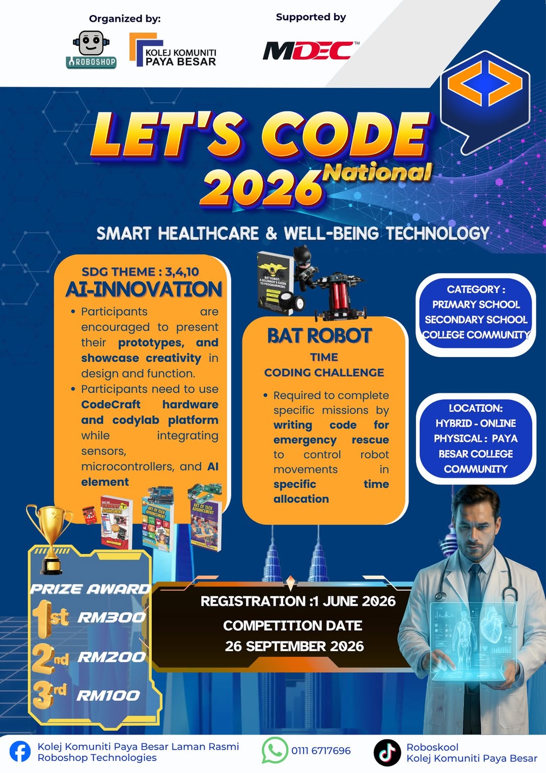 [🆕🇻🇳] Top1Vietnam ♥️️  **LET’S CODE 2026 PERINGKAT KEBANGSAAN!**

Ayuh sertai pertandingan **Let’s Code 2026 National Level** dan tunjukkan kreativiti, kemahiran coding serta in