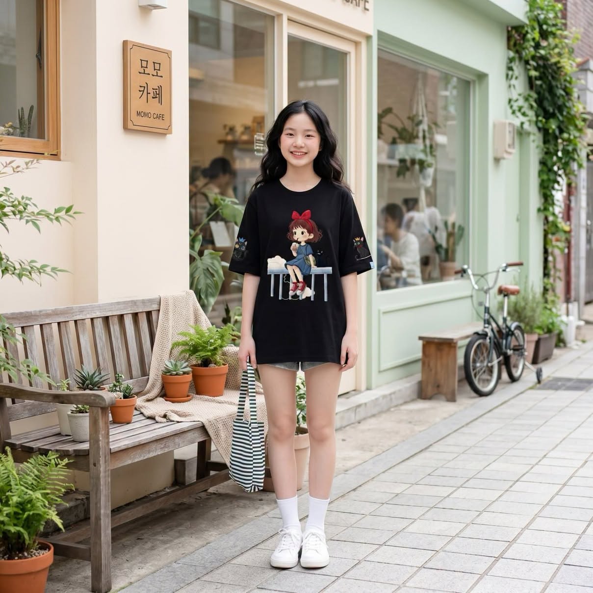 [🆕🇻🇳] Beeshop – ĐỒ ĐẸP CHO BÉ, GIÁ RẺ CHO MẸ [🆕Top1Vietnam🇻🇳]  🧑‍🧒👶  Áo cotton dry in cô gái – mẫu áo xinh xắn cho những ngày hè năng động của bé yêu 

 Chất cotton dry mềm mại, thoáng mát và thấm hút tốt.
 Hình in cô gái n