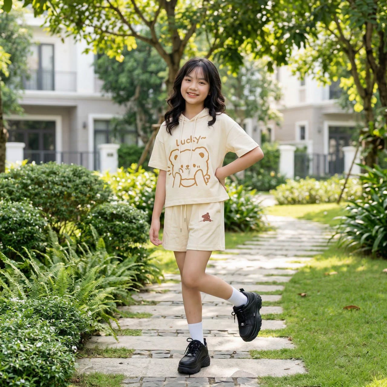 [🆕🇻🇳] Beeshop – ĐỒ ĐẸP CHO BÉ, GIÁ RẺ CHO MẸ [🆕Top1Vietnam🇻🇳]  🧑‍🧒👶 Có những bộ đồ chỉ cần nhìn qua đã thấy rất đáng yêu.

H26028 – Set có mũ gấu Lucky là một trong những mẫu như vậy.

Thiết kế nổi bật với hình gấu Lucky dễ