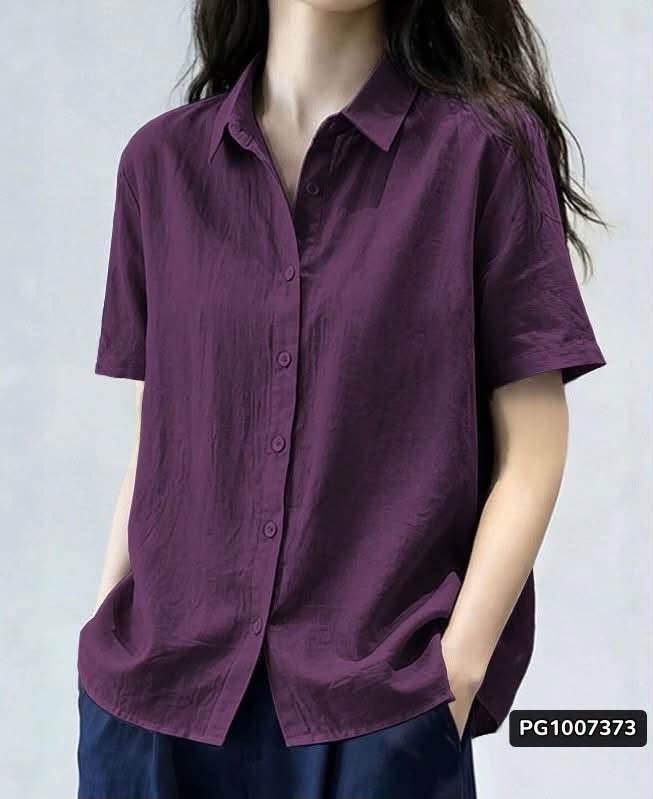 [🆕🇻🇳] Shop Đẹp VN VI – Trang phục – quần áo   👕 Top1Fashion 👗   MS PG10073373
Áo sơ mi cộc tay tông màu tím đậm vô cùng tôn da và thanh lịch.
Chất liệu mềm mại, thoáng mát mang lại cảm giác dễ chịu suốt ngày dài.
Sản ph