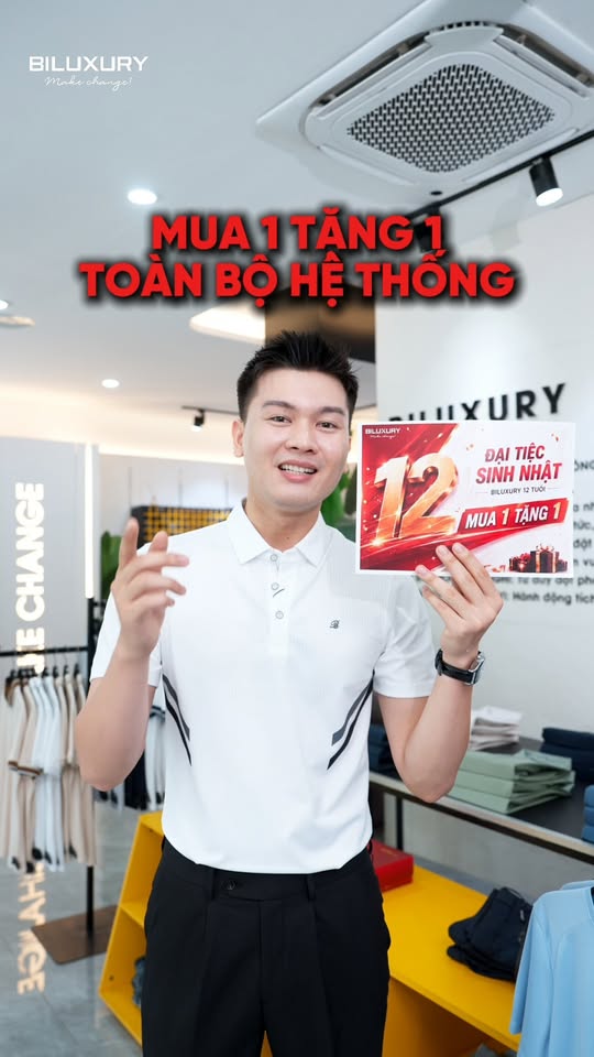 [🆕🇻🇳] Biluxury – Thay đổi để thành công – Cửa hàng quần áo nam  👕 Top1Fashion 👗    BILUXURY 12 TUỔI – MỞ TIỆC ƯU ĐÃI TOÀN HỆ THỐNG

SALE CỰC LỚN  DEAL HỜI NGẬP KỆ  QUÀ TẶNG 0Đ

Từ 09/07 – 19/07, Biluxury tung loạt ưu đãi tri ân khách hàn