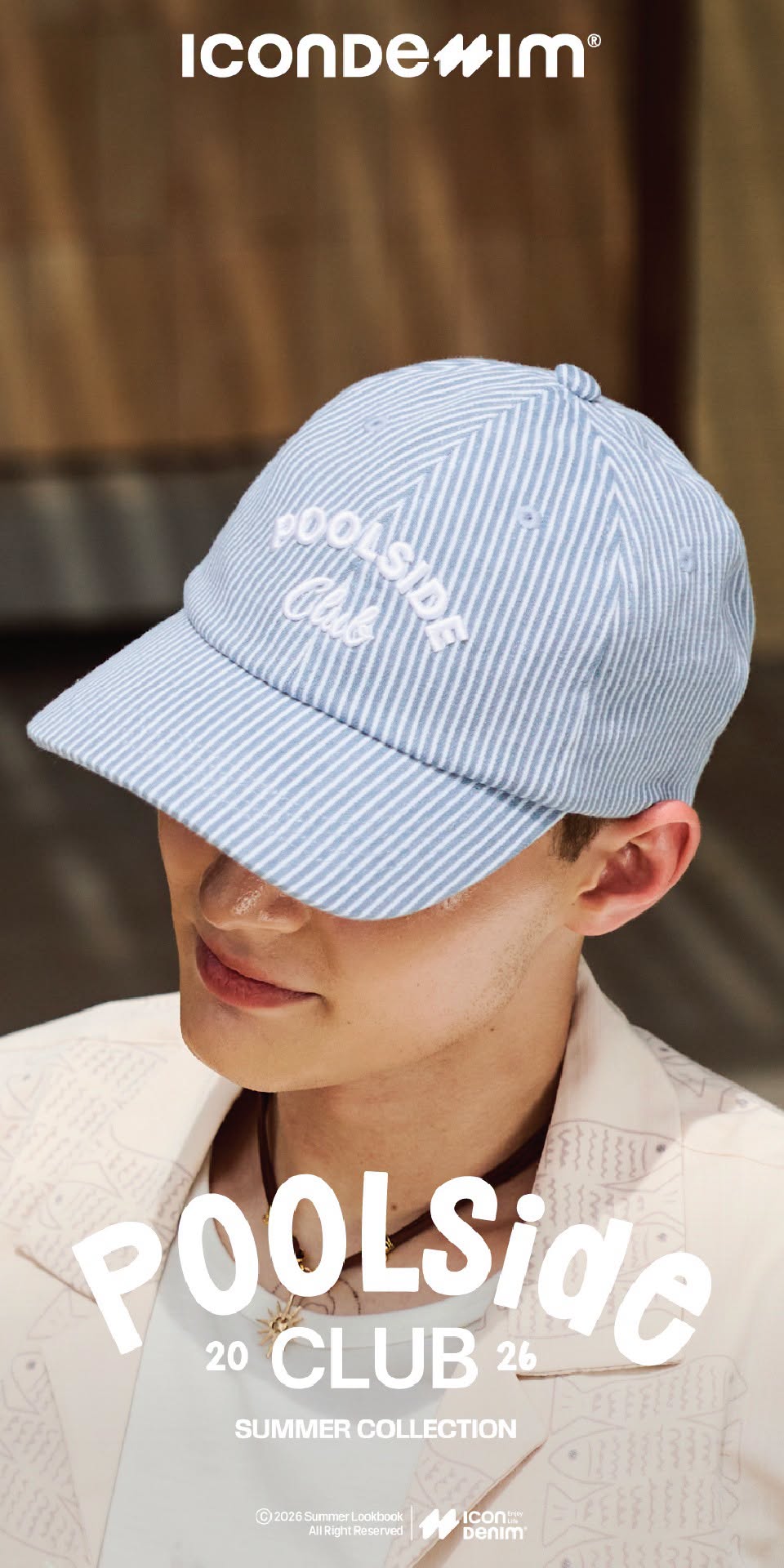 [🆕🇻🇳] ICON DENIM – Tạo ra trải nghiệm thoải mái kết hợp với tính thời trang từ Casual wear, Office wear đến Denim wear cho mọi nam giới  👕 Top1Fashion 👗   [ 𝗣𝗢𝗢𝗟𝗦𝗶𝗗𝗘 𝗖𝗟𝗨𝗕 | SS26++ ]
POOLSIDE CLUB CAP

Một chiếc nón lưỡi trai dành cho outfit hè năng động: gọn, dễ đội và đủ điểm nhấn để hoàn thiện tổng thể.

 D